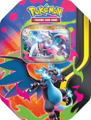 Pokémon TCG: Mega Charizard Tin (X ex / Y ex) Pokémon TCG: Mega Charizard Tin (X ex / Y ex)