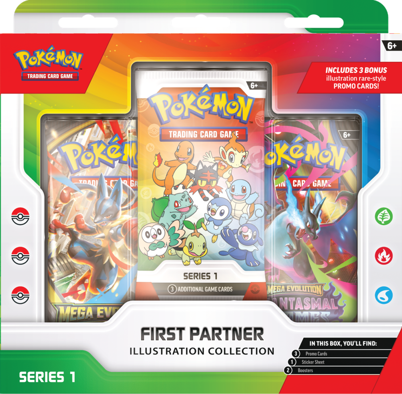 Pokemon TCG: First Partner - Illustration Collection - Series 1