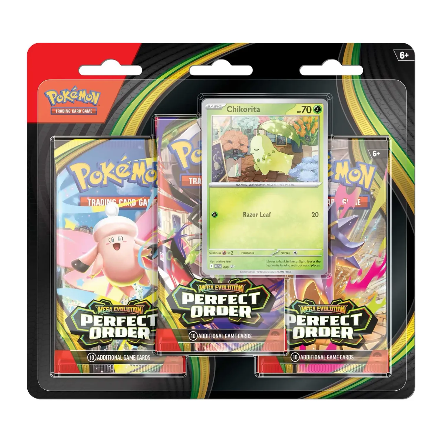 Pokemon TCG: Mega Evolution - Perfect Order – 3 Pack