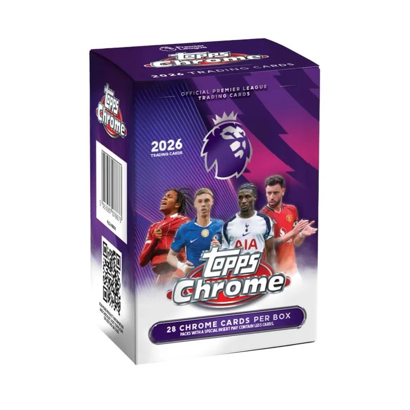Topps Chrome Premier League 2026 Value Box – karty piłkarskie
