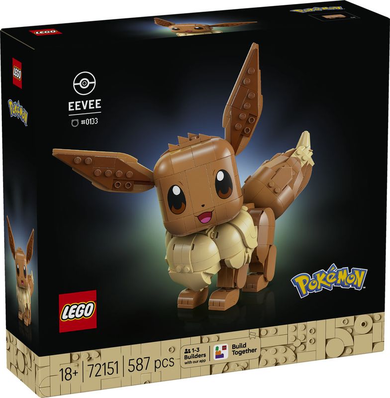 LEGO Pokémon Eevee 72151 – figurka konstrukcyjna