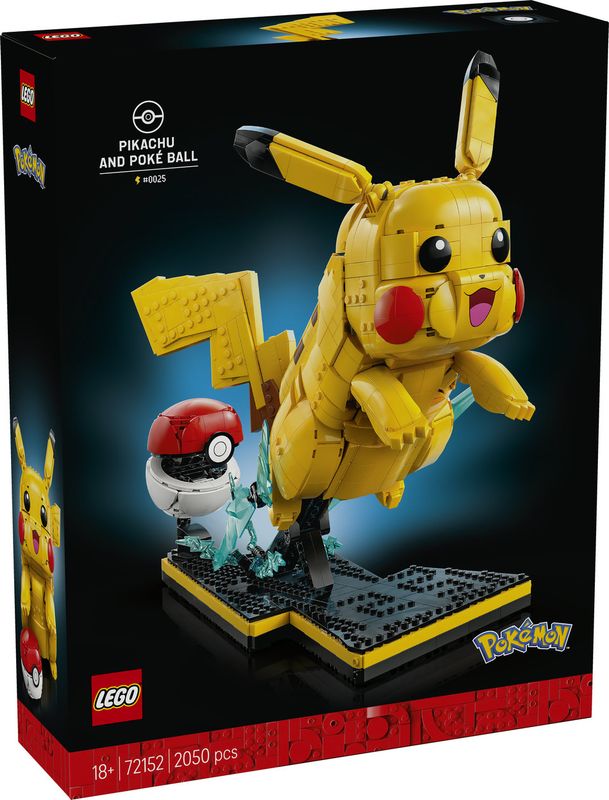 LEGO Pokémon Pikachu i Poké Ball 72152 – zestaw konstrukcyjny