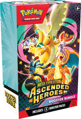 Pokémon TCG: Mega Evolution - Ascended Heroes - Booster Bundle Pokémon TCG: Mega Evolution - Ascended Heroes - Booster Bundle