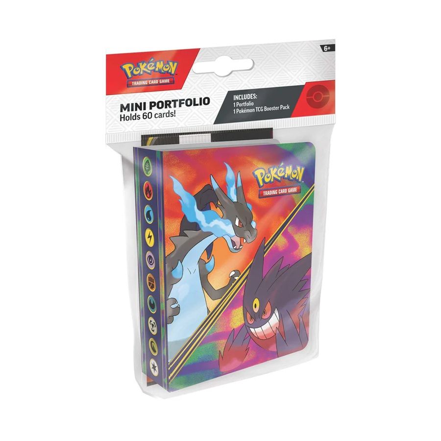 Mini album na karty Pokémon (60 kart) + booster Phantasmal Flames