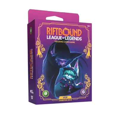 Riftbound: League of Legends Trading Card Game - Unleashed Champion Deck: Vex Riftbound: League of Legends Trading Card Game - Unleashed Champion Deck: Vex