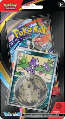 Pokémon TCG: Mega Evolution - Chaos Rising - Checklane Blister Toxel Pokémon TCG: Mega Evolution - Chaos Rising - Checklane Blister Toxel