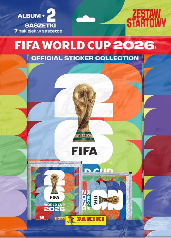 FIFA World Cup 2026™ Sticker Collection – Zestaw startowy z albumem i 2 saszetkami