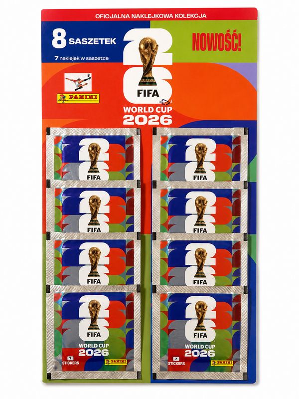FIFA World Cup 2026™ Sticker Collection – Multipack 8 saszetek z naklejkami