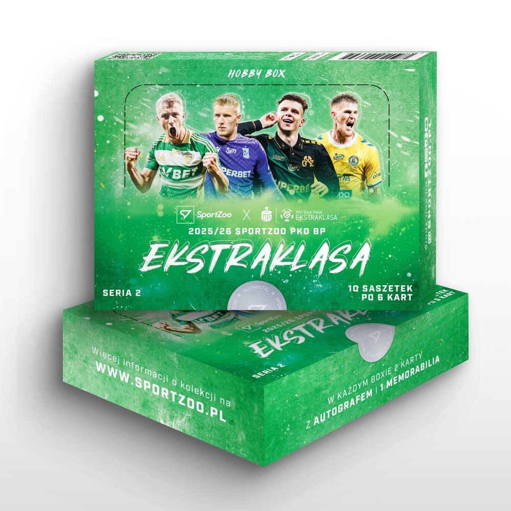 Hobby Box – karty piłkarskie SportZoo PKO BP Ekstraklasa 2025/26 – Seria 2