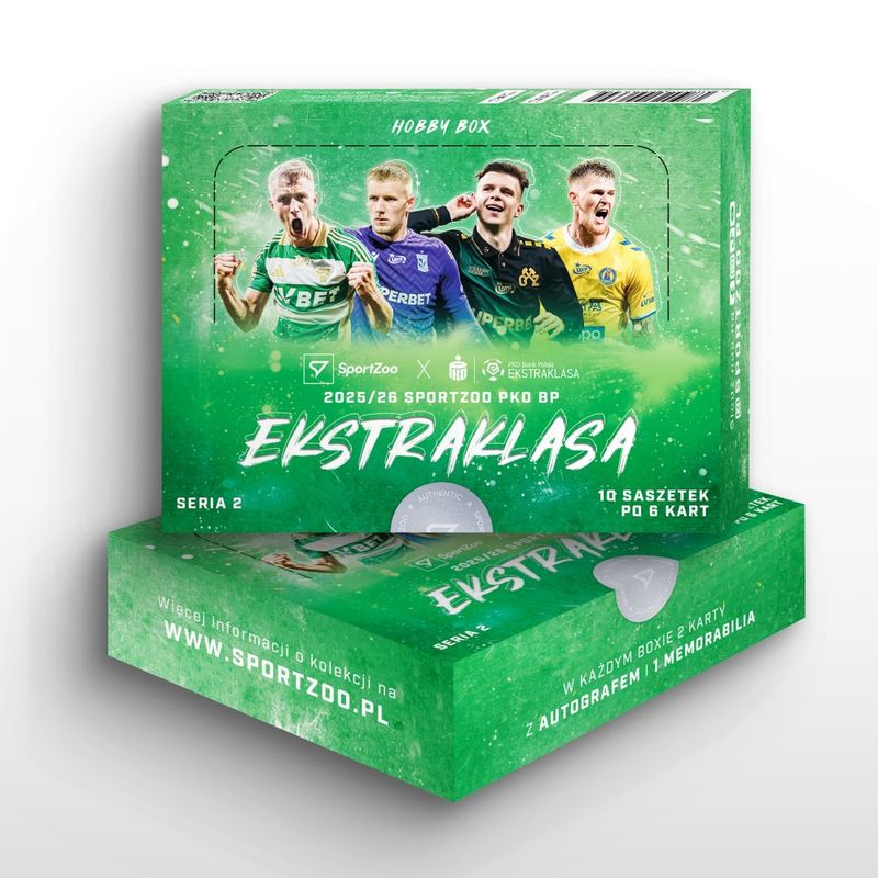 Hobby Box – karty piłkarskie SportZoo PKO BP Ekstraklasa 2025/26 – Seria 2