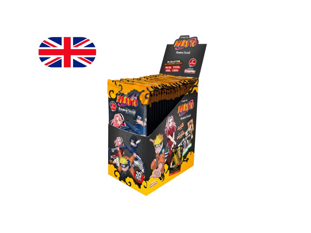 Naruto Mythos TCG: Konoha Shidō – Booster Box – 2nd Edition (24 boostery)
