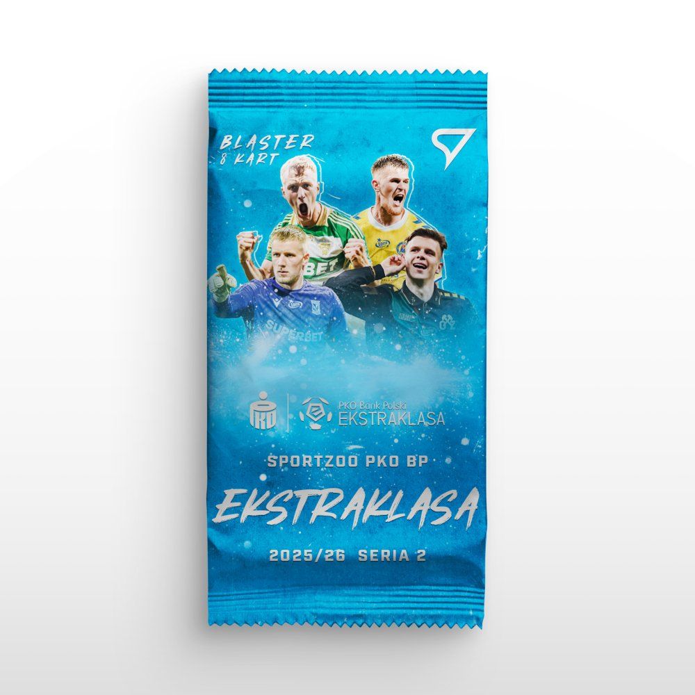 Blaster saszetka - karty piłkarskie SportZoo PKO BP Ekstraklasa 2025/26 – Seria 2