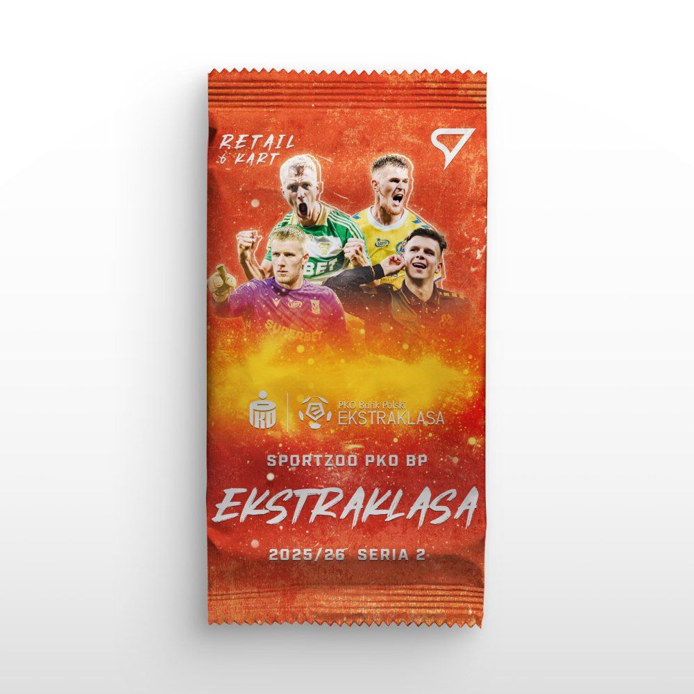Retail saszetka - karty piłkarskie SportZoo PKO BP Ekstraklasa 2025/26 – Seria 2