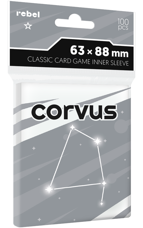 Koszulki na karty Rebel Corvus Inner Sleeve Light 63 × 88 mm – 100 szt.