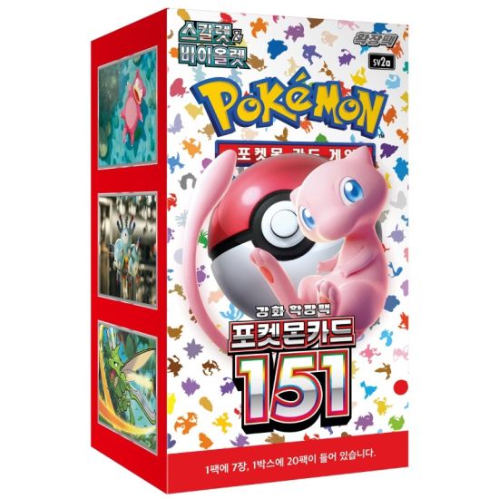 Pokémon TCG: Pokémon Card 151 [SV2a] – Booster Box (Koreański)