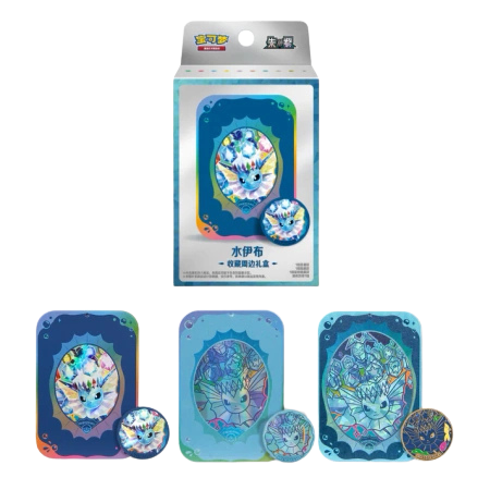 Pokémon TCG: Terastal Gathering - Vaporeon Tin Box (Chiński)