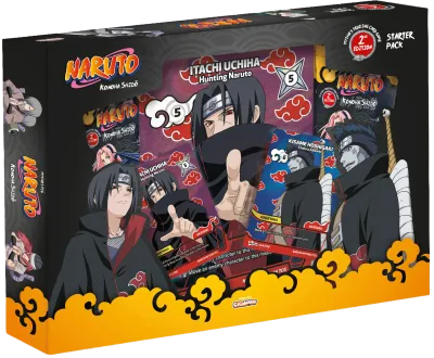 Naruto Mythos TCG: Konoha Shidō – Starter Pack Itachi & Kisame – 2nd Edition Naruto Mythos TCG: Konoha Shidō – Starter Pack Itachi & Kisame – 2nd Edition