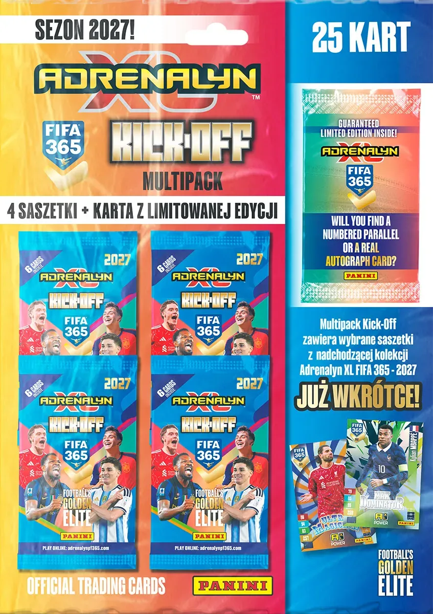Panini FIFA 365 Adrenalyn XL 2027 – Multipack KICK-OFF