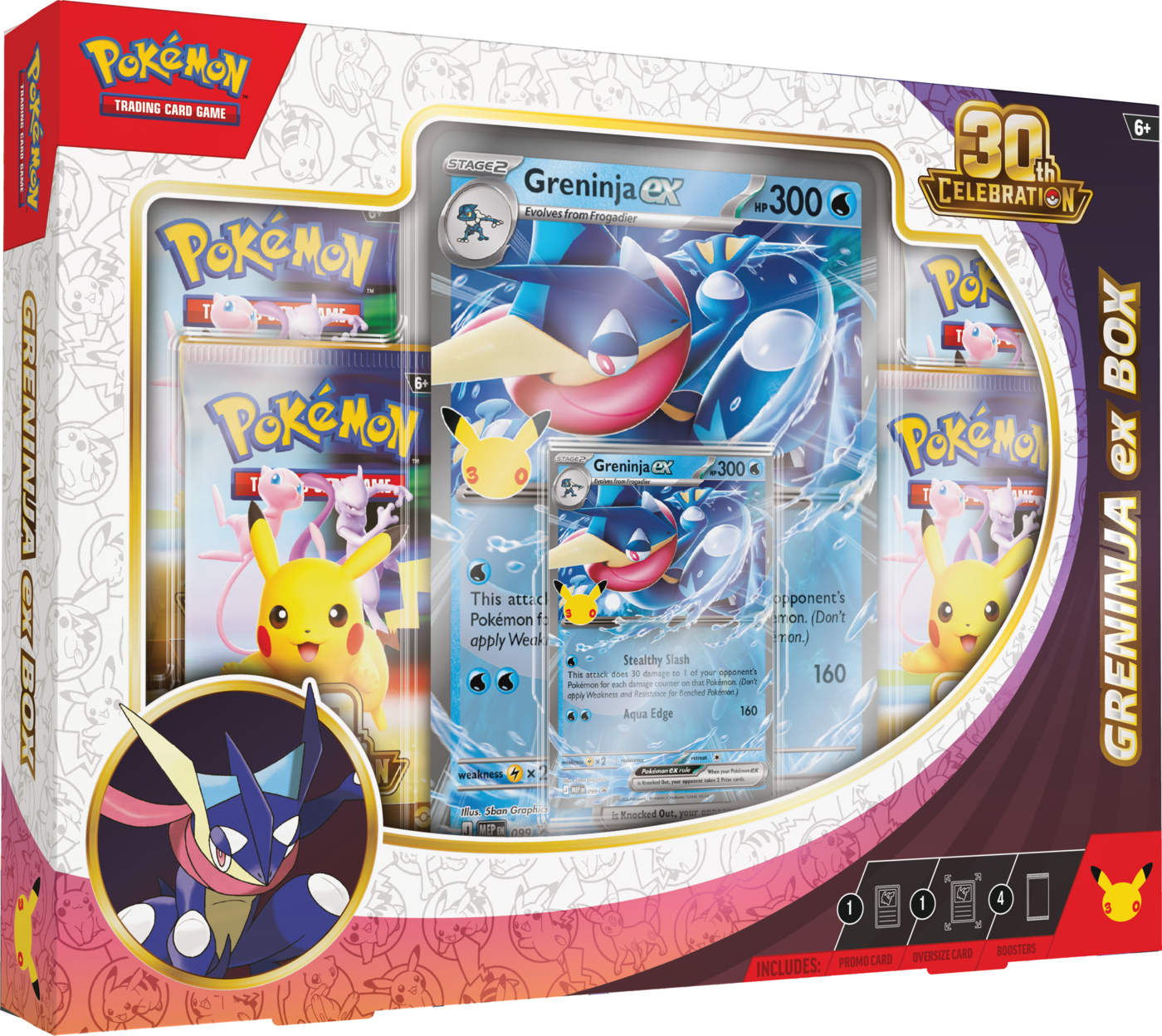 Pokémon TCG: 30th Celebration – ex Box – Greninja ex