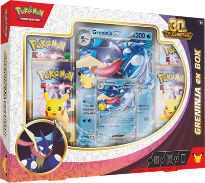 Pokémon TCG: 30th Celebration – ex Box – Greninja ex