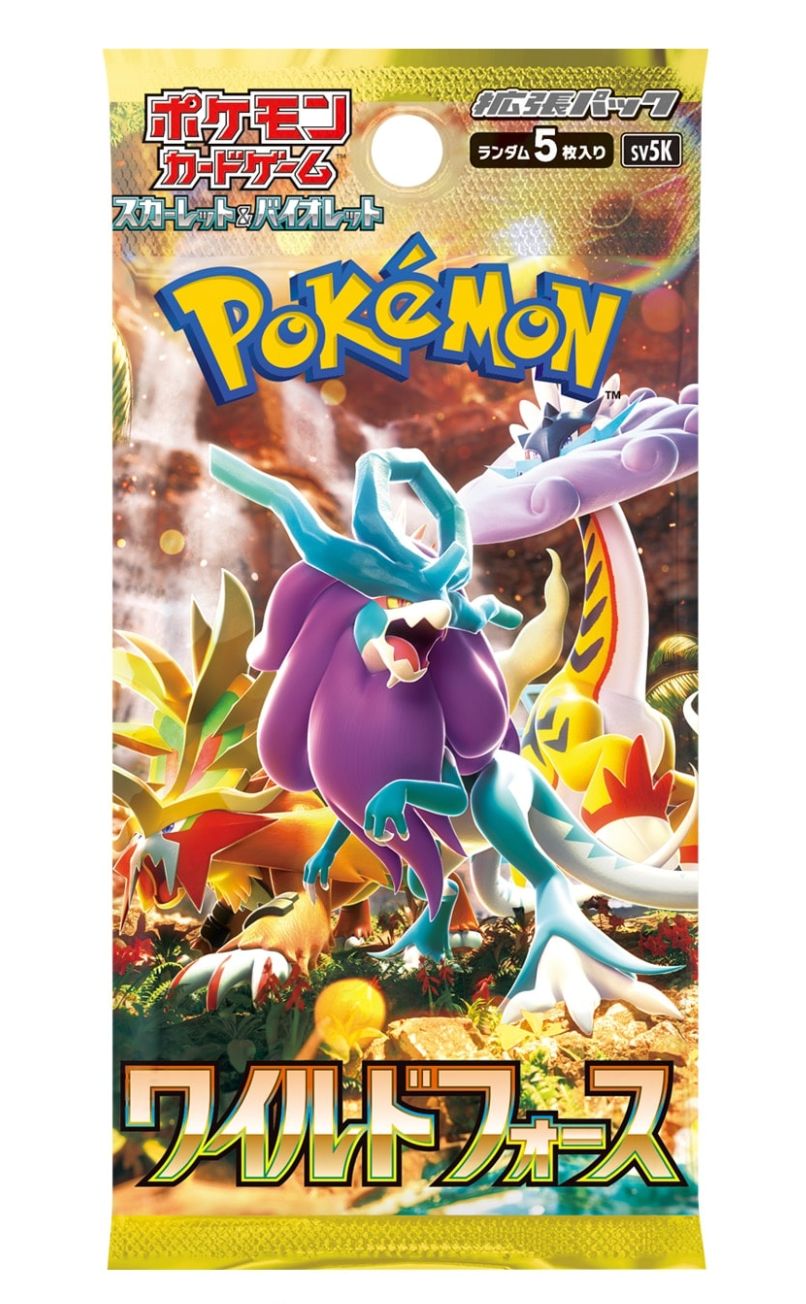Pokémon TCG: Wild Force [SV5K] – Booster (Japoński)