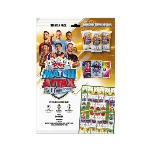Topps Match Attax UEFA Club Competitions 2026/27 – Starter Pack