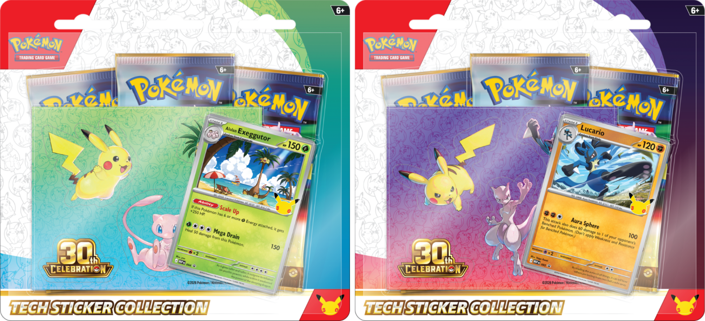 Pokémon TCG: 30th Celebration – Tech Sticker Collection