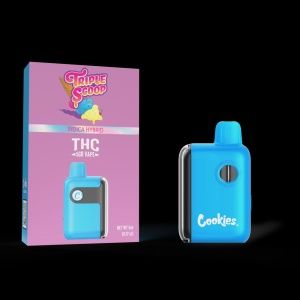 Cookies! 5G Disposable THCA Vape - 5 Pack, FLAVORS: Triple Scoop