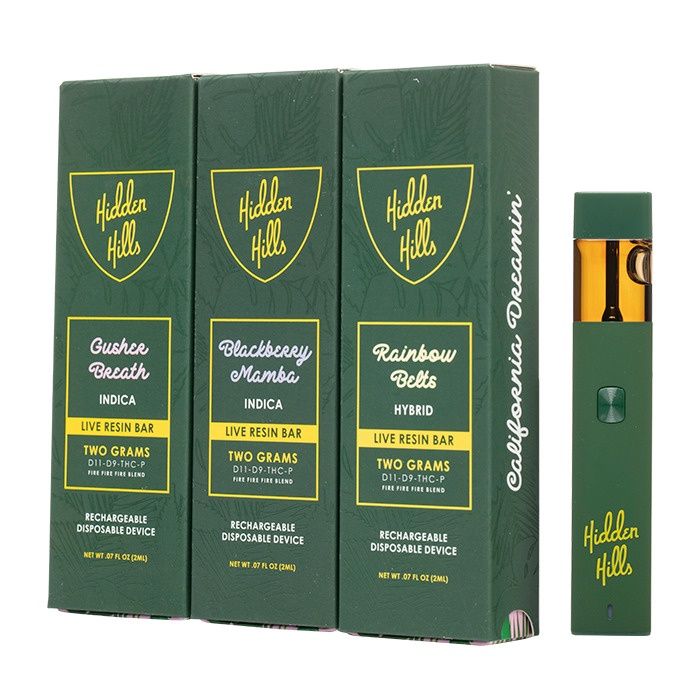 Hidden Hills Live Resin Fire Blend 2G Disposable