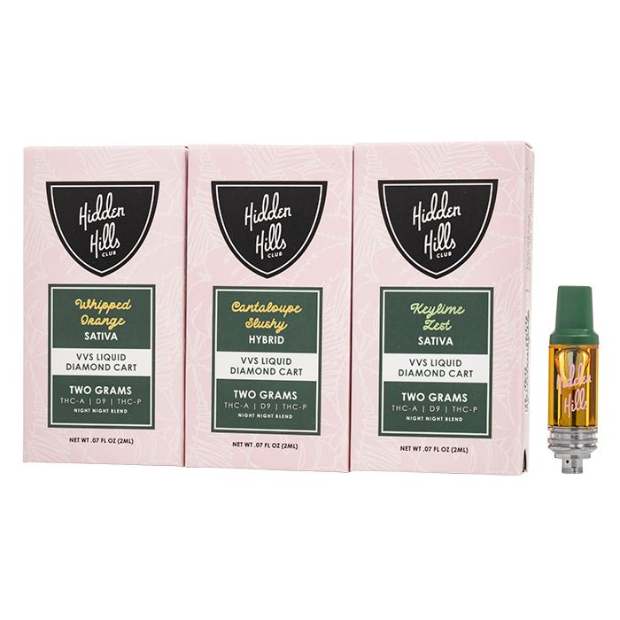 Hidden Hills VVS 2G Liquid Diamond live resin cartridge