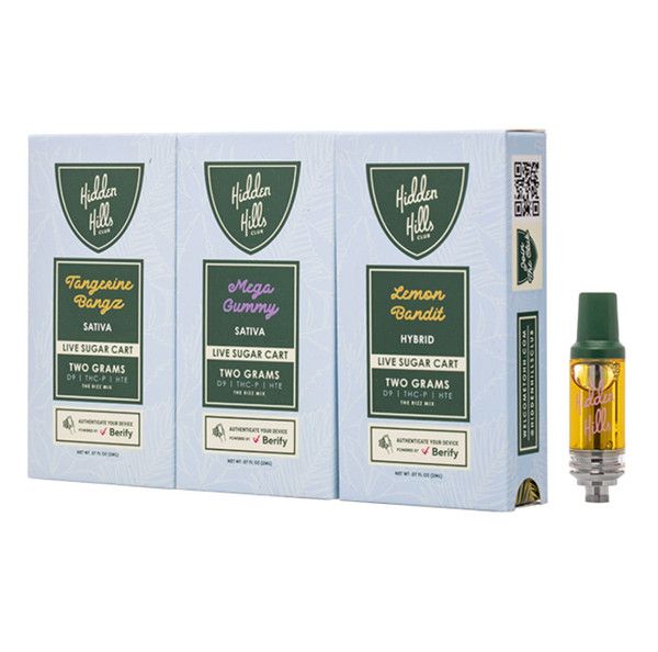 Hidden Hills Live Sugar 2G Cartridge
