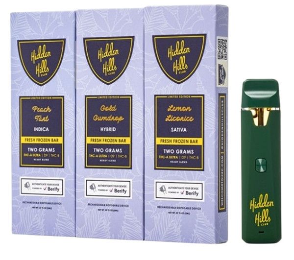 Hidden Hills FRESH FROZEN BLEND 2G Disposables