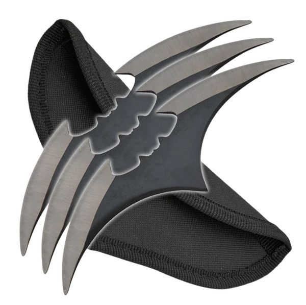 5.5&quot; Two tone bat throwing blades 3 pack
