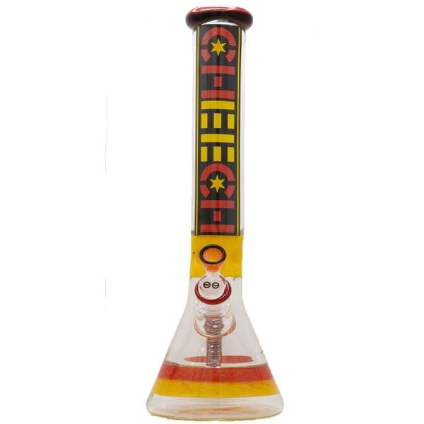Cheech 16&quot; Retro Beaker Glass Water Pipe