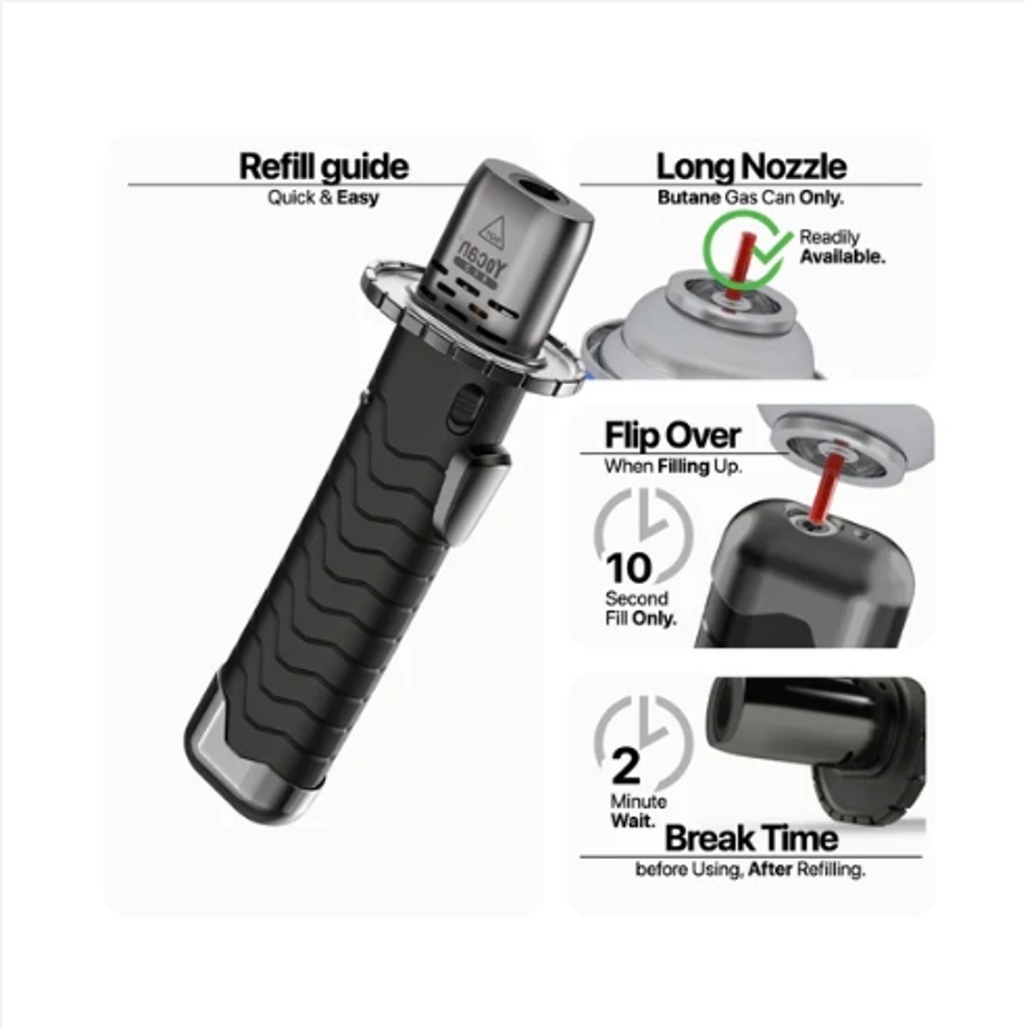 YOCAN RED SERIES KATANA TORCH LIGHTER