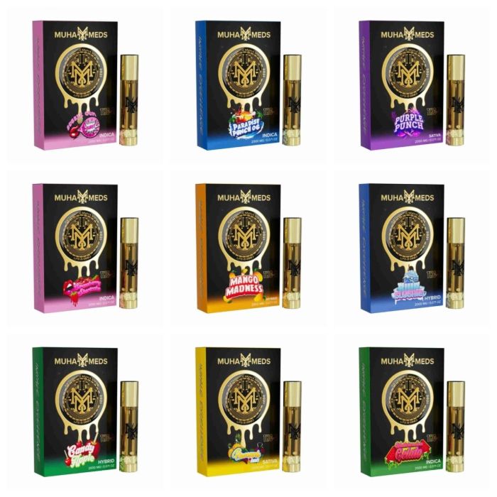 x10 MUHA MEDS 510 THREAD THC-A CART PACK (RANDOM)