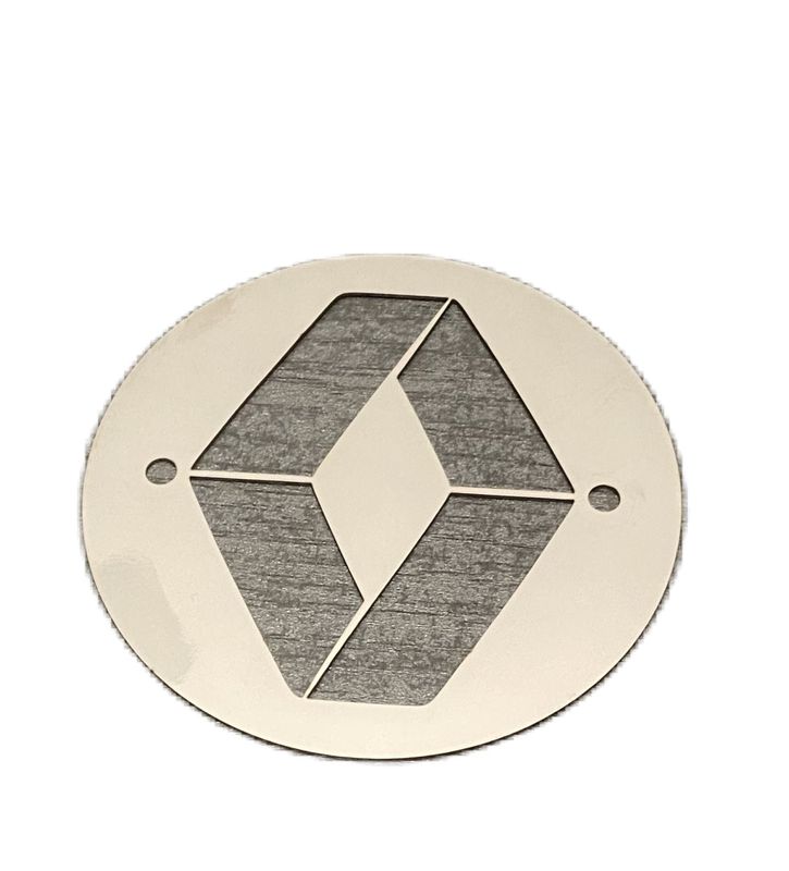 Znaczek Renault INOX super lustro
