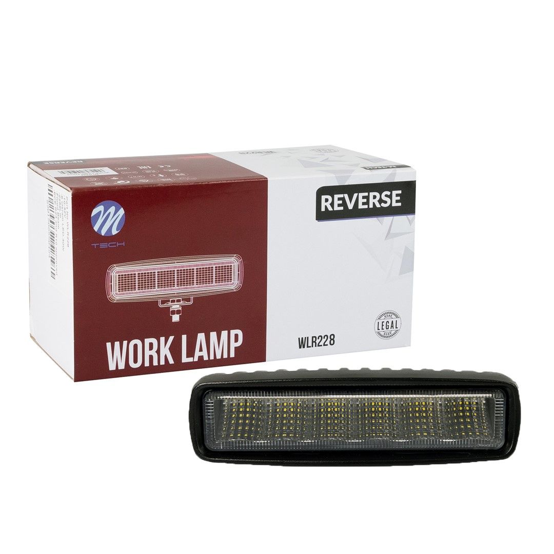 Lampa światła wstecznego M-TECH REVERSE SERIES WLR228 - 6x5W HP LED, 30W 12/24V ECE R23