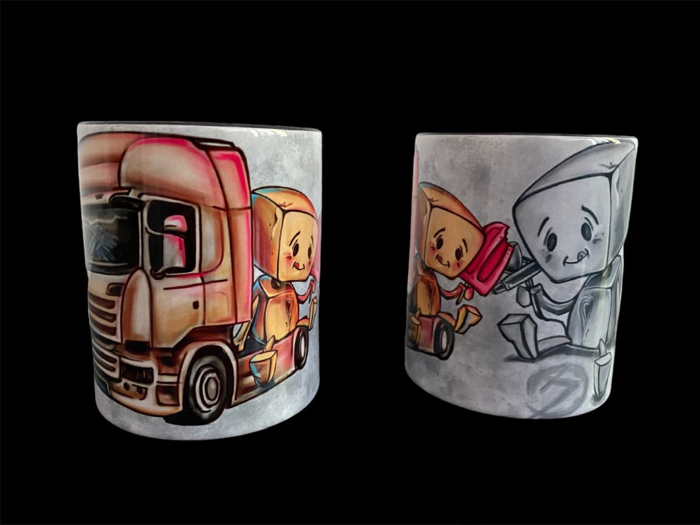 Kubek Scania Drewniak Kolorowy 1