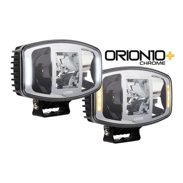 Ledson Orion10+ Chromowane światło LED LED 100W (oznaczone znakiem E, światło drogowe)