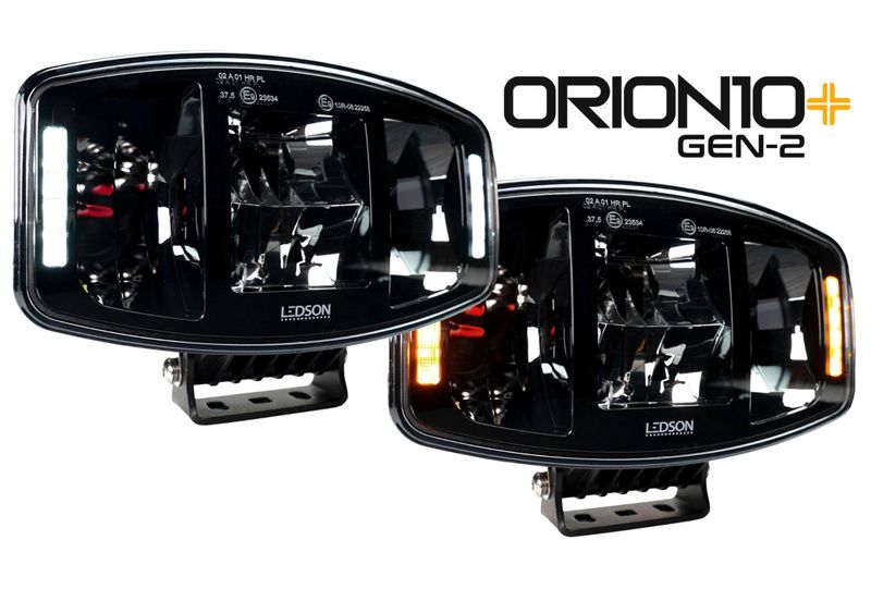 Orion10+ Gen2 Światło pomocnicze LED 100W Żółte / białe światło pozycyjne (oznaczone znakiem E, światło drogowe)