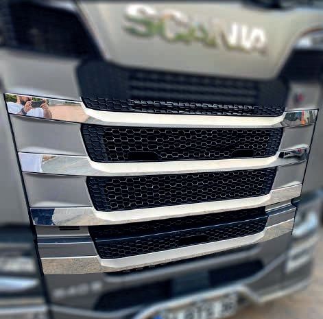 Scania S series nakładki na grill z blachy INOX