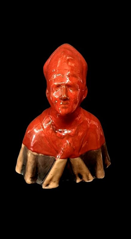 Busto San Gennaro in terracotta 15 cm