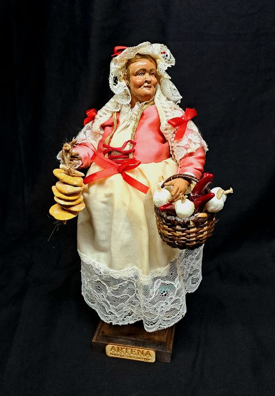 La Bella &#39;Mbriana statuetta pastore 25 cm