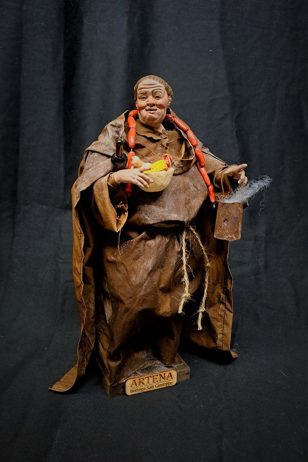 Il Munaciello - Statuetta Pastore del buon auspicio 25 cm