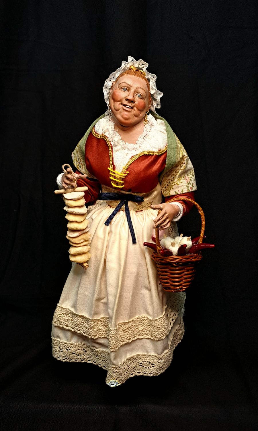 La Bella &#39;Mbriana statuetta in terracotta 35 cm