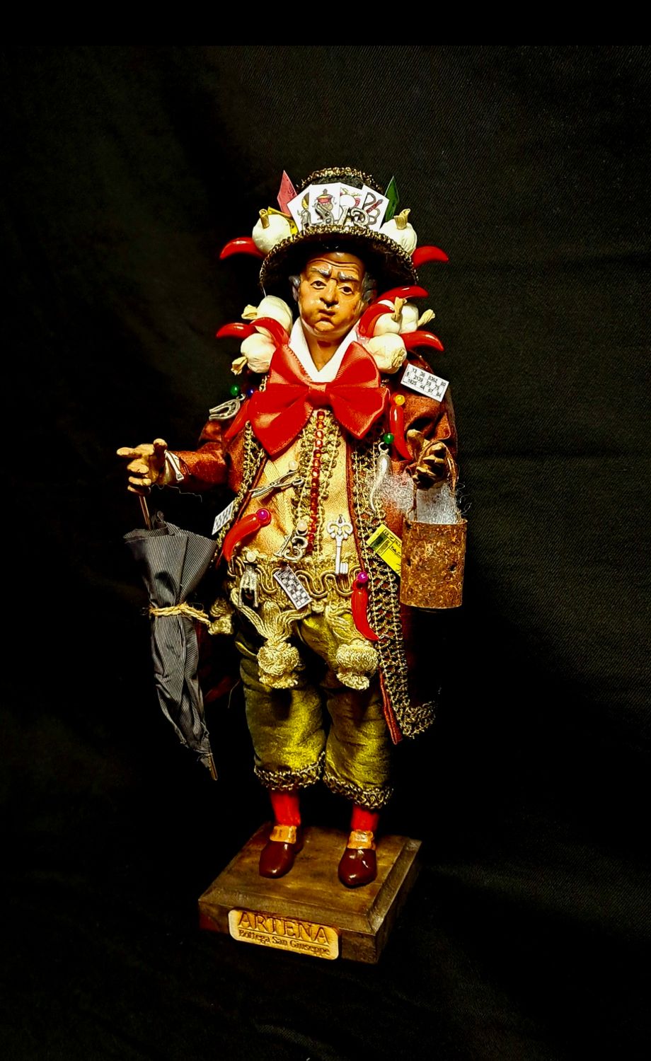 Sciò Sciò Gobbo portafortuna statuetta 25 cm