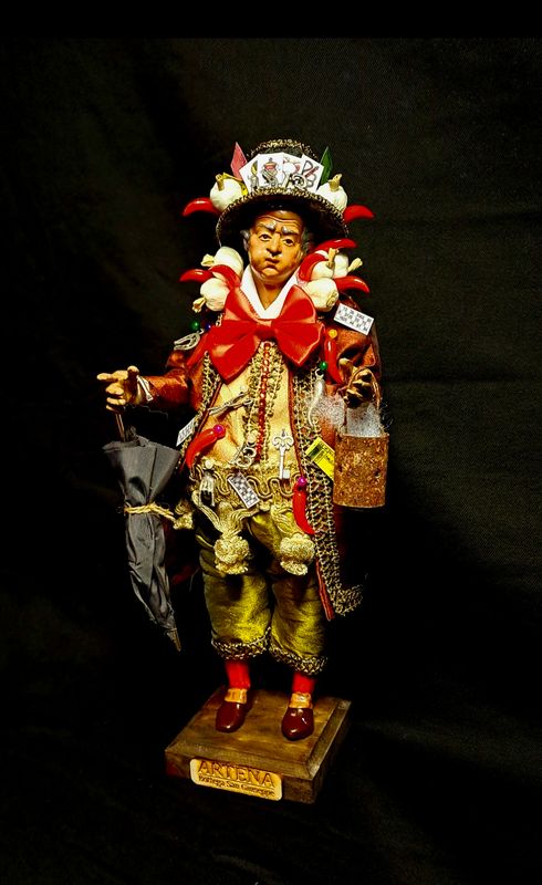 Sciò Sciò Gobbo portafortuna statuetta 25 cm