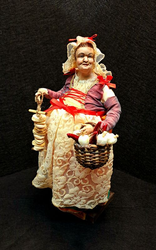 La Bella &#39;Mbriana statuetta pastore  25 cm