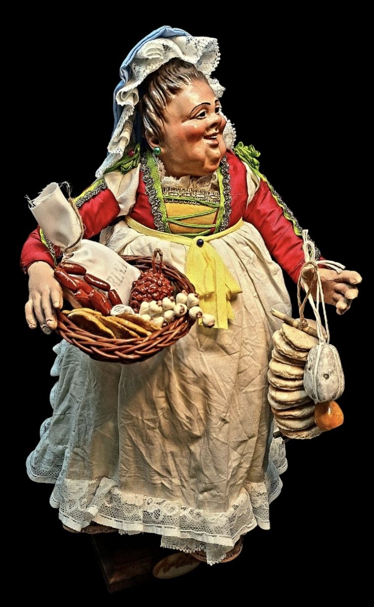 La Bella &#39;Mbriana statuetta in terracotta 32 cm
